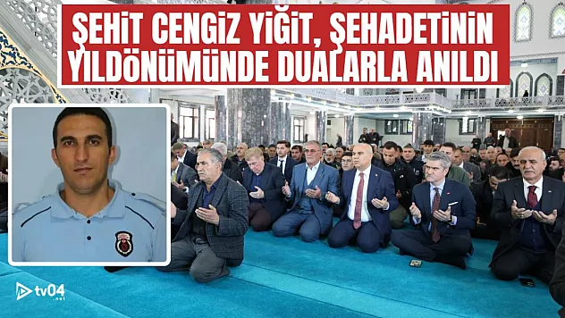 Şehit Cengiz Yiğit, Şehadetinin Yıldönümünde Dualarla Anıldı