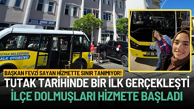 Tutak Belediyesi'nden Tarihi Ulaşım Hizmeti