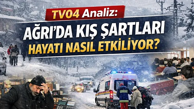 TV04 analiz: Ağrı'da kış şartları hayatı nasıl etkiliyor?