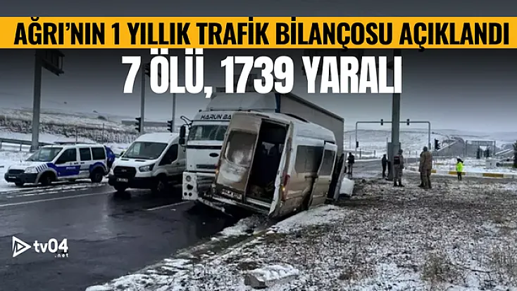 2025 Trafik Bilançosu: Türkiye’de 2 Bin 541 Can Kaybı, Ağrı’da 7 Ölüm