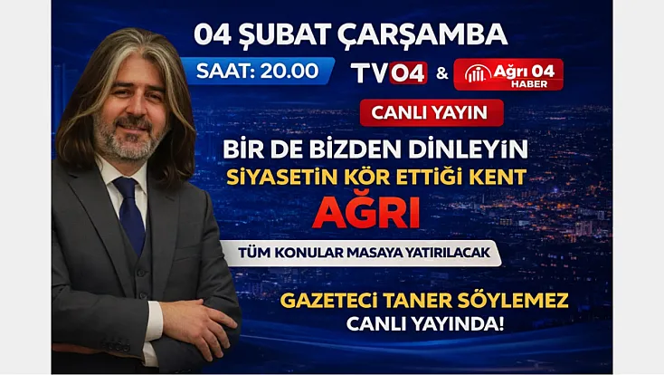 Ağrı’da siyaset ve kar krizi canlı yayında masada