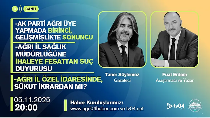 Ağrı Gündemi: AK Parti, Sağlık Müdürlüğü ve Özel İdare'deki Kritik İddialar