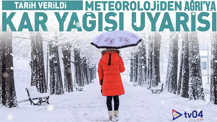 Meteoroloji’den Pazartesi Uyarısı: Ağrı Dahil 21 İlde Kar Yağışı Bekleniyor