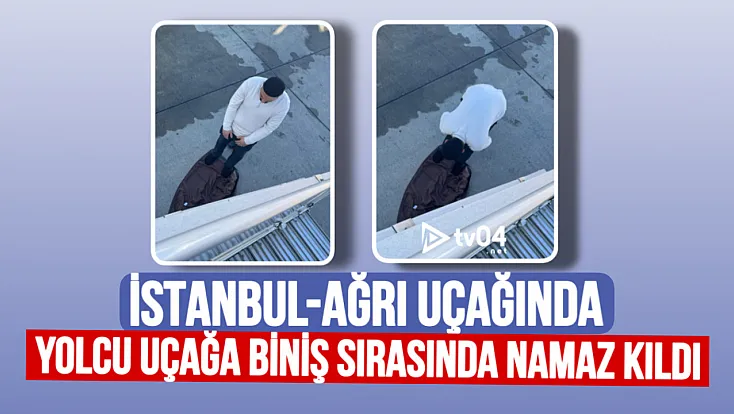 Sabiha Gökçen Havalimanı’nda Dikkat Çeken Anlar: Yolcu Uçağa Biniş Sırasında Namaz Kıldı