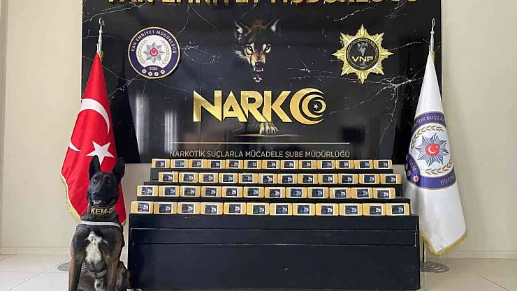 Van'da 27 kilo 100 gram eroin ele geçirildi
