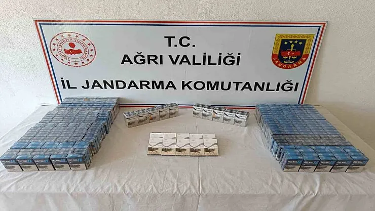 Ağrı'da 655 paket kaçak sigara ele geçirildi