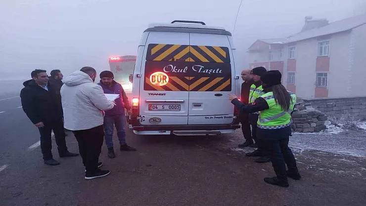 Ağrı'da servis araçlarına sıkı denetim

