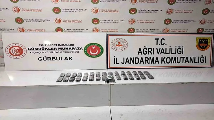 Ağrı'da uyuşturucu hap ele geçirildi
