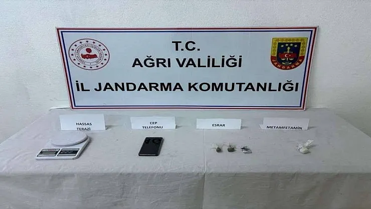 Ağrı'da 1 kişi uyuşturucudan yakalandı
