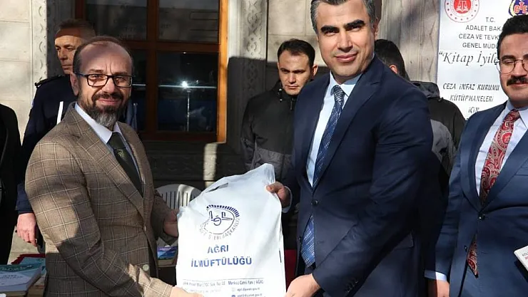 Ağrı Müftülüğünden cezaevlerine kitap desteği
