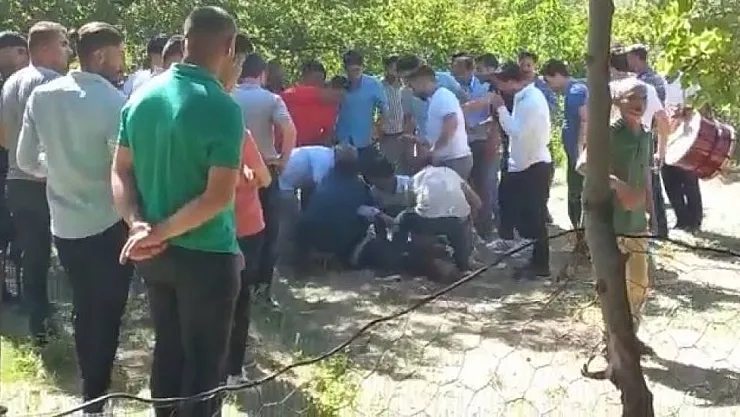 Halay çekerken kalp krizi geçirip öldü, o anlar kameraya yansıdı
