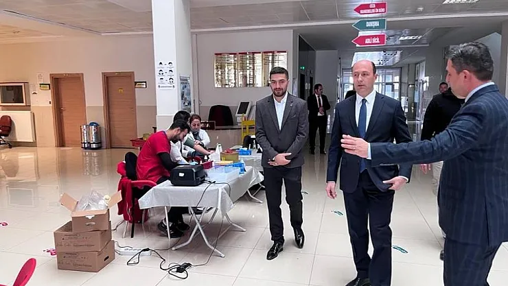 Kars Adliyesinde kan bağışı yapıldı
