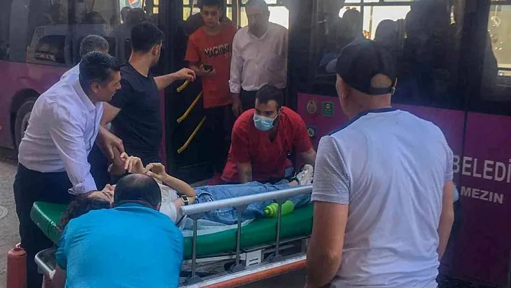 Fenalaşan yolcu otobüsle hastaneye götürüldü
