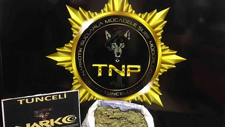 Tunceli'de uyuşturucu operasyonu: 3 gözaltı
