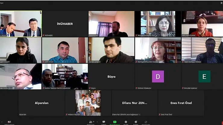 İnönü Üniversitesi ve Samarqand Devlet Üniversitesi arasında kültürel işbirliği
