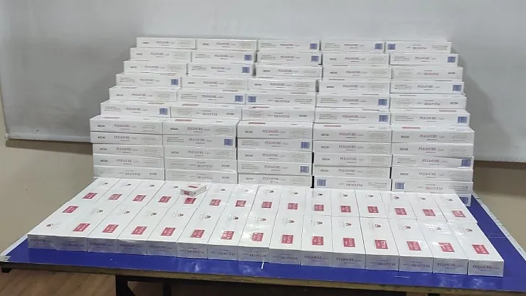 Hakkari'de 3 bin 500 adet kaçak sigara ele geçirildi
