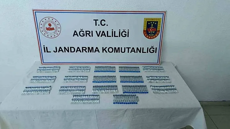 Ağrı'da 1 milyon 182 bin liralık kaçak 'Botox' ele geçirildi

