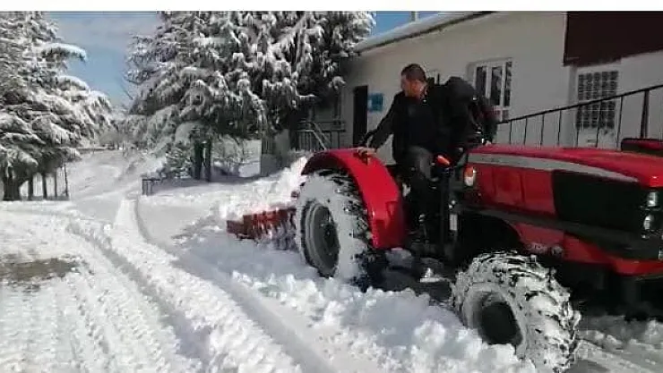 Kardan kapanan yollar için kolları sıvadılar
