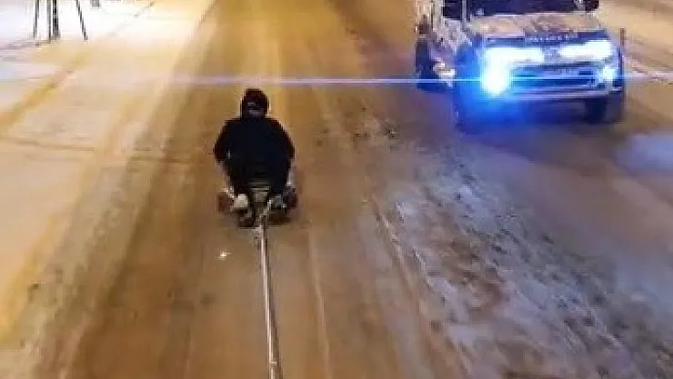 Erzurum sokaklarında inanılmaz macera
