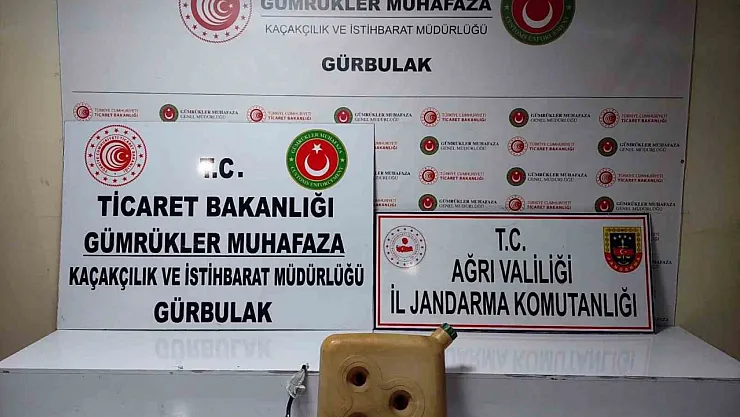 Ağrı'da 20 litre sıvı metanfetamin ele geçirildi