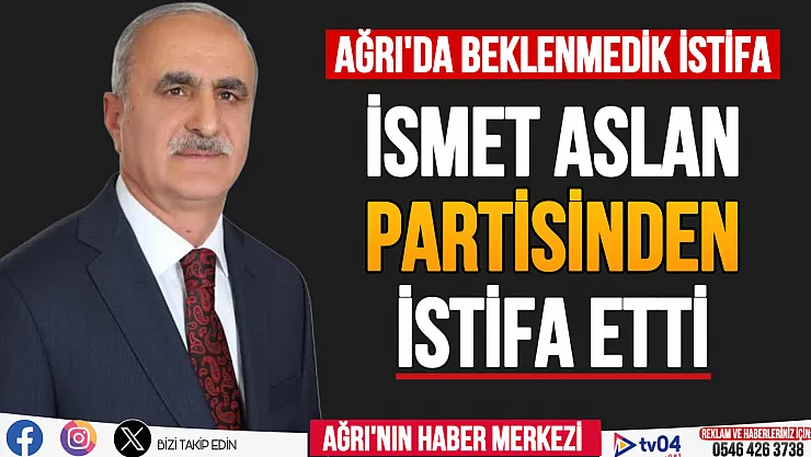 Ağrı'da beklenmedik istifa! Hamur Belediye Başkanı Partisinden istifa etti