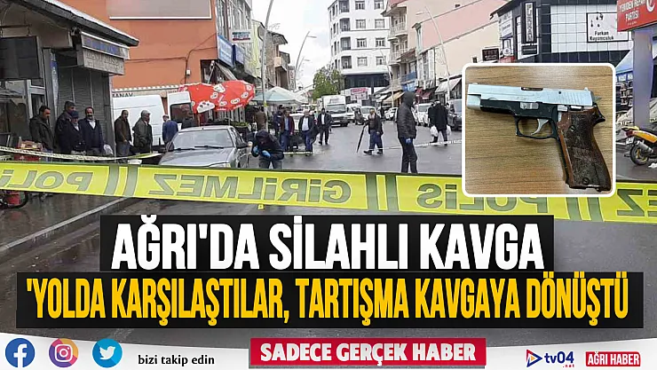 Ağrı'da husumetli iki grup yolda karşılaştı, silahlar konuştu: 3 yaralı