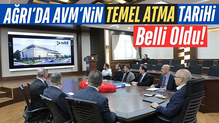 Ağrı'da V Mall AVM İçin Temel Atma Tarihi Belirlendi