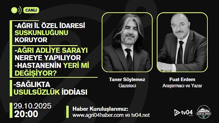 Ağrı Gündemi: Rüşvet, Hastane ve Adliye Tartışmaları Canlı Yayında!