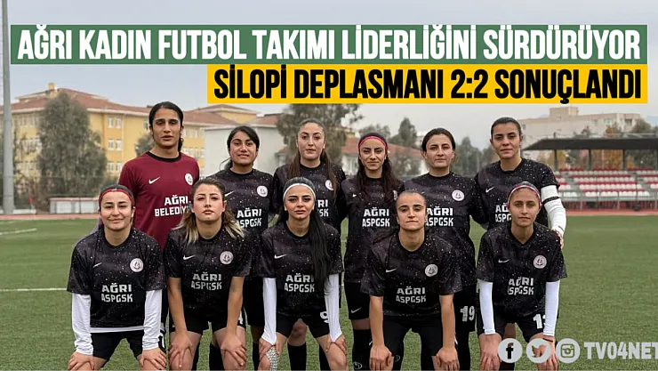 Ağrı Kadın Futbol Takımı, Namağlup Liderliğini Sürdürdü