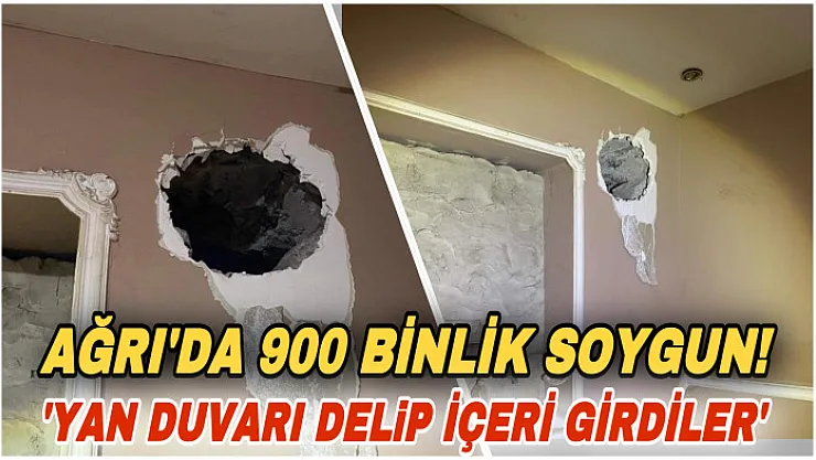 Ağrı merkezde 900 bin TL değerinde altın soygunu