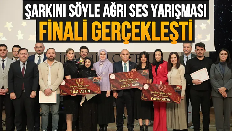 Ağrı Valiliği'nden 'Şarkını Söyle Ağrı' Ses Yarışması Finali: Birlik ve Beraberlik Gecesi