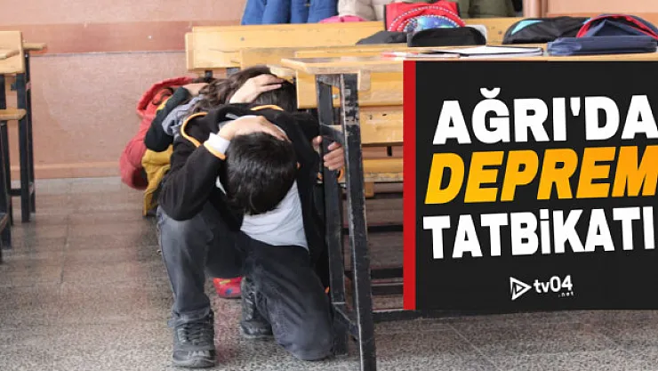 Ağrı'da deprem tatbikatı düzenlendi