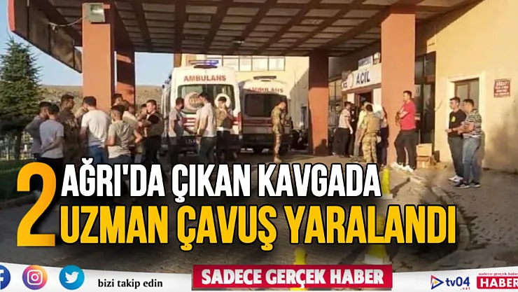 Ağrı'da iki kardeş arasında çıkan kavgada 2 uzman çavuş yaralandı