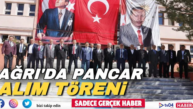 Ağrı'da pancar alım töreni düzenlendi