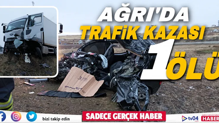 Ağrı'da trafik kazasında uzman çavuş hayatını kaybetti