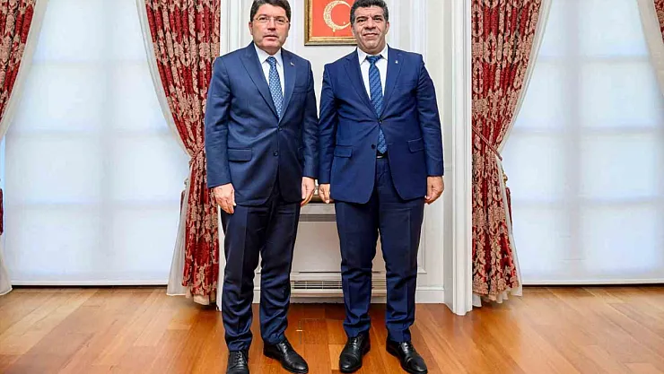 AK Parti Ağrı İl Başkanı Orhan Güngör'den Adalet Bakanı Yılmaz Tunç'a ziyaret