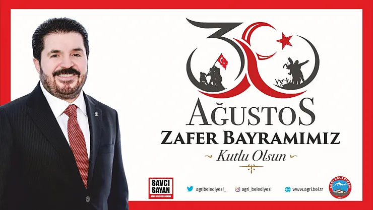 Başkan Savcı Sayan'ın 30 Ağustos Zafer Bayramı Mesajı