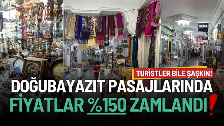 Doğubayazıt Kaçakçılar Çarşısı'nda Fiyatlar %150 Zamlandı! Turistler Bile Şaşkın!