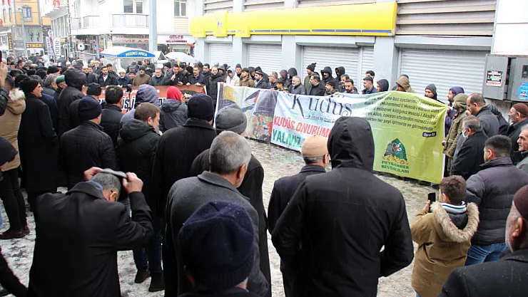 Gazze'yi İşgal Planına Ağrı'dan Tepki Geldi
