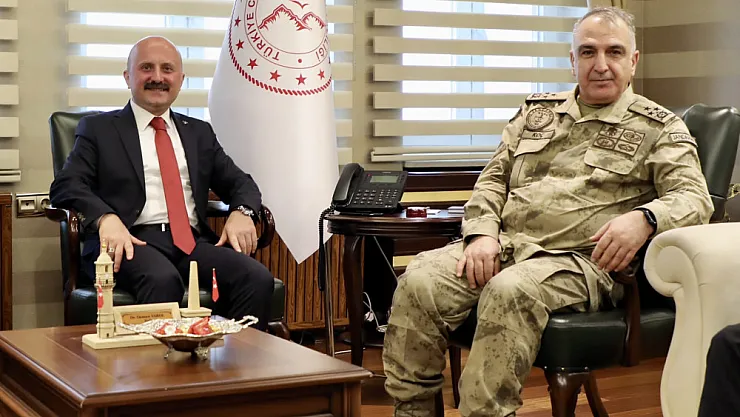 Jandarma Genel Komutan Yardımcısı Korgeneral Halis Zafer Koç'tan Vali Varol'a Ziyaret