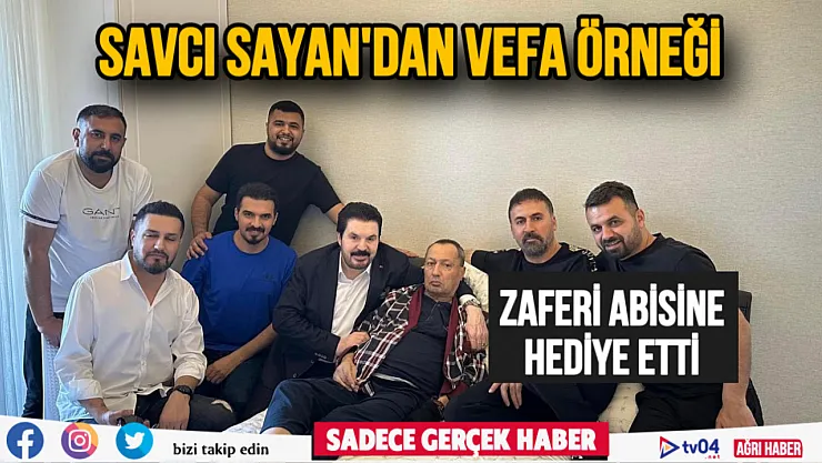 Savcı Sayan'dan vefa ziyareti