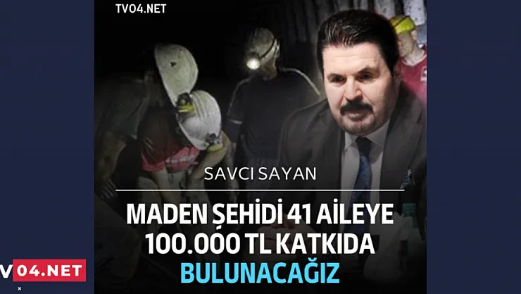 Savcı Sayan'dan birlik mesajı! Bartın'da maden şehidi 41 aileye maddi destek