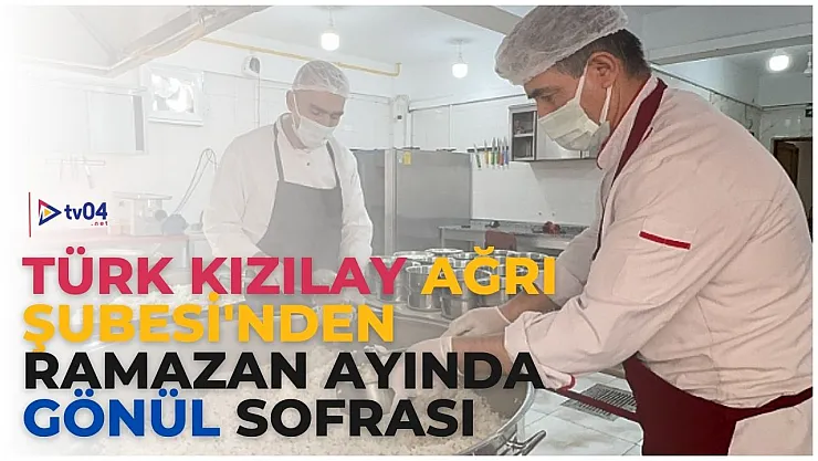 Türk Kızılay Ağrı Şubesi'nden Ramazan Boyunca 3 Bin 200 Kişiye İftar Yemeği