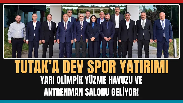 Tutak'a Dev Spor Yatırımı: Yarı Olimpik Yüzme Havuzu ve Antrenman Salonu Geliyor!