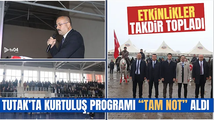 Tutak'ın Kurtuluş Coşkusu Kapalı Spor Salonunu Doldurdu