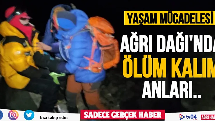 Ukraynalı Dağcı Ağrı Dağın'da Ölümden Döndü