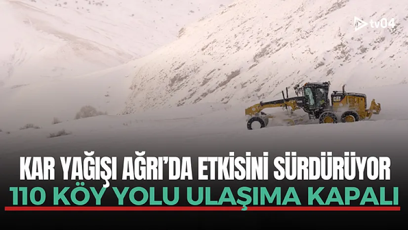 110 Köy Yolu Ulaşıma Kapandı