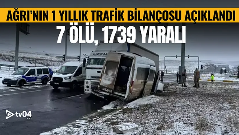 2025 Trafik Bilançosu: Türkiye'de 2 Bin 541 Can Kaybı, Ağrı'da 7 Ölüm