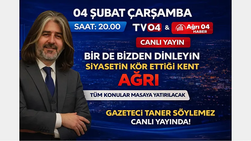 Ağrı'da siyaset ve kar krizi canlı yayında masada