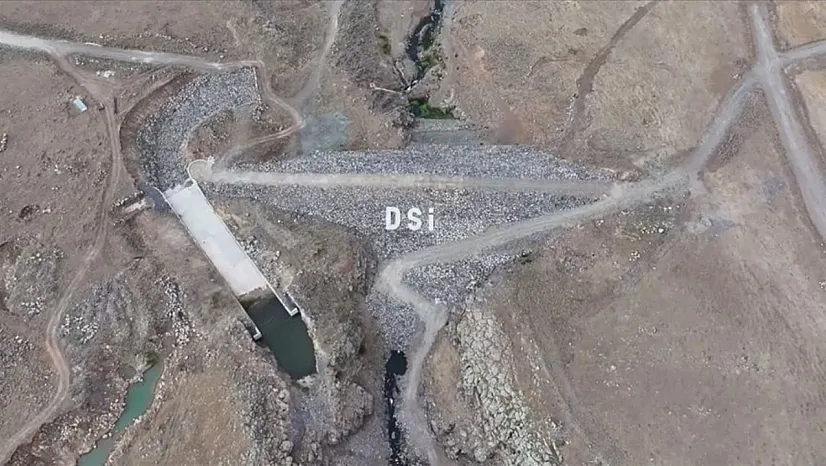 Ağrı'da Taşlıçay Derecek Barajı'nda Su Tutulmaya Başlandı